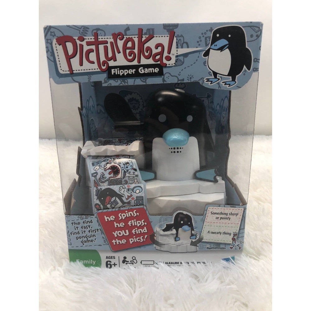 Pictureka Penguin Seek and Find Pictures Flipper Family Game By Hasbro Toys NEW